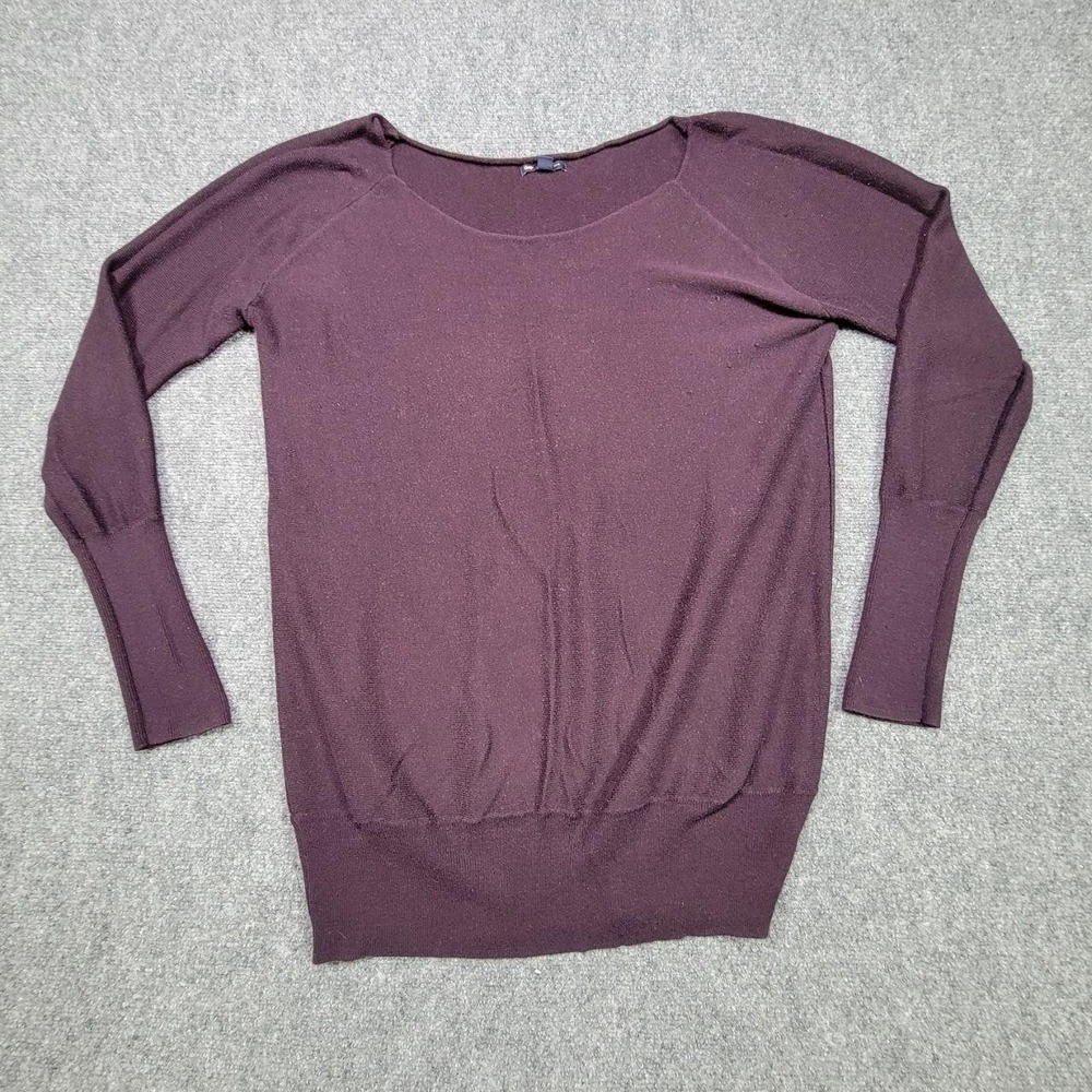 Gap Sweater Womens X-Large Purple Pullover Knit Crewneck Lightweight‎ Casual Top
